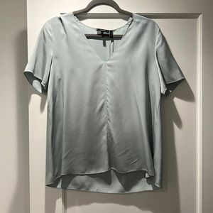 Theory A Line Silk Top